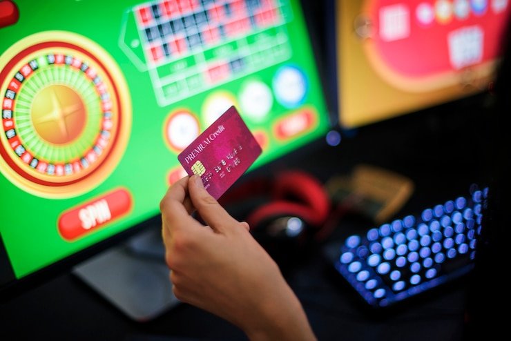 Filipino player browsing arioplay sports betting section on a smartphone during a basketball game